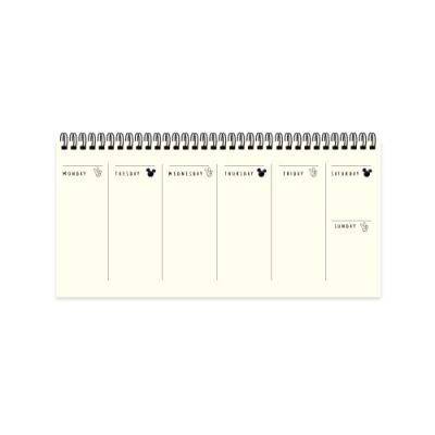 Mickey Mouse Kraft Planner Spiralli Blok 13x27 Cm - 2