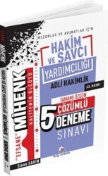 Mihenk Adli Hakimlik ve Savcı Yardımcılığı 5 Deneme - Dizgi Kitap