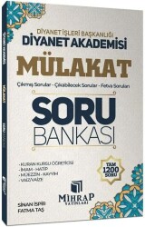 Mihrap Yayınları Mihrap Diyanet Akademisi Mülakat Soru Bankası - Mihrap Yayınları