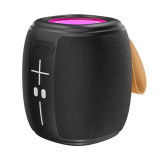 Mikado MD-888 CUBE Siyah 5W 1200mAh BT-TF-USB-LED Işıklı Speaker Hoparlör - 1