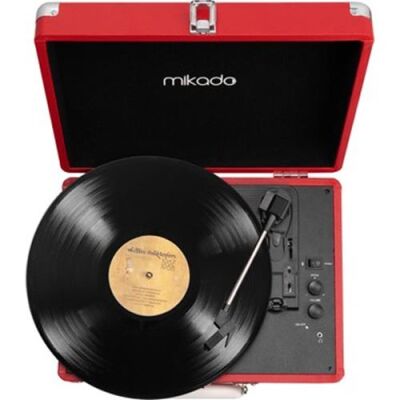 Mikado Nostalgia MN-P317 Kırmızı Pikap+Rca+Bluetooth Destekli Müzik Kutusu - 2