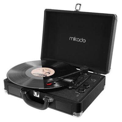 Mikado Nostalgia MN-P317 Siyah Pikap+Rca+Bluetooth Destekli Müzik Kutusu - 2