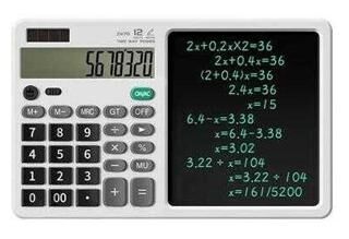 Mikro CL-8455 Yazı Tabletli Hesap Makinesi 7inch-12Digit - 1