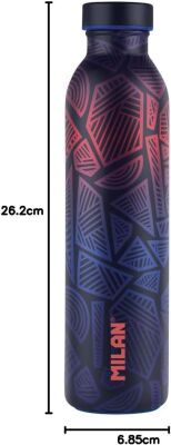 Mılan 643020Ft Fıt Lacivert Paslanmaz İzotermal Matara 591Ml - 2