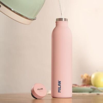 Mılan 643020P 1918 Pembe Paslanmaz İzotermal Matara 591Ml - 2