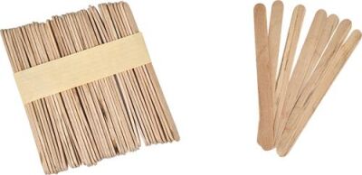 Mileo 1830 Ahşap Çubuk - Kare 114 x 10 x 2 mm - Naturel - 2