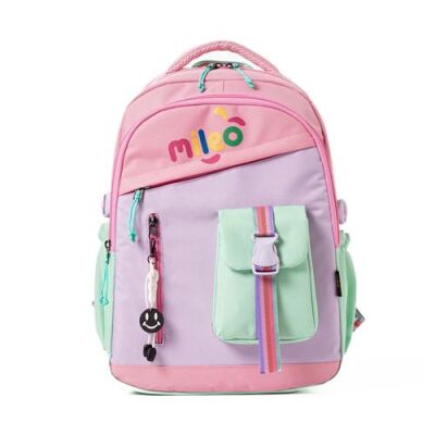 Mileo 2804 Bibo Okul Çantası - Pembe - 1