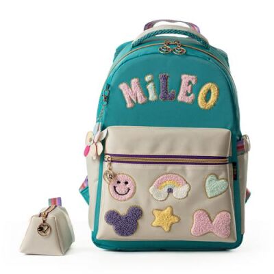 Mileo 2839 Puffy Okul Çantası Bebe Mavi - 1