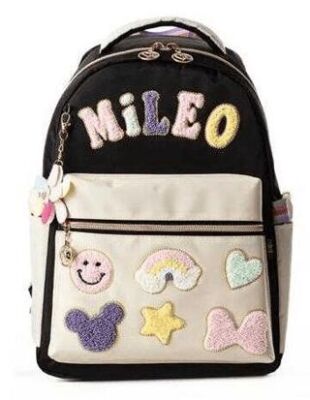 Mileo 2839 Puffy Okul Çantası Siyah - 1