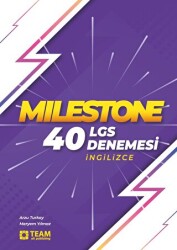 TEAM Elt Publishing Milestone LGS İngilizce 40 Denemesi - Team Elt Publishing 