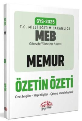 Milli Eğitim Bakanlığı Memur GYS Özetin Özeti - 1