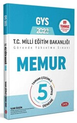 Milli Eğitim Bakanlığı Memur Tamamı Çözümlü GYS 5 Deneme Sınavı - Data Yayınları