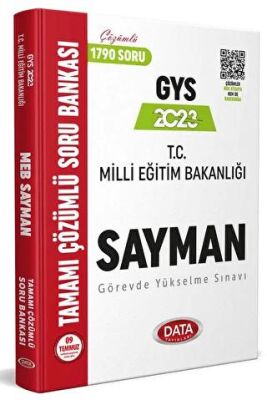 Milli Eğitim Bakanlığı Sayman Tamamı Çözümlü GYS Soru Bankası - 1