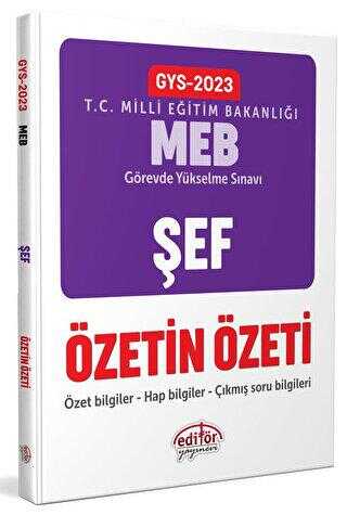 Milli Eğitim Bakanlığı Şef GYS Özetin Özeti - 1