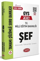Milli Eğitim Bakanlığı Şef Tamamı Çözümlü GYS Soru Bankası - Data Yayınları