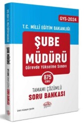 Milli Eğitim Bakanlığı Şube Müdürü GYS Soru Bankası - Editör Yayınevi