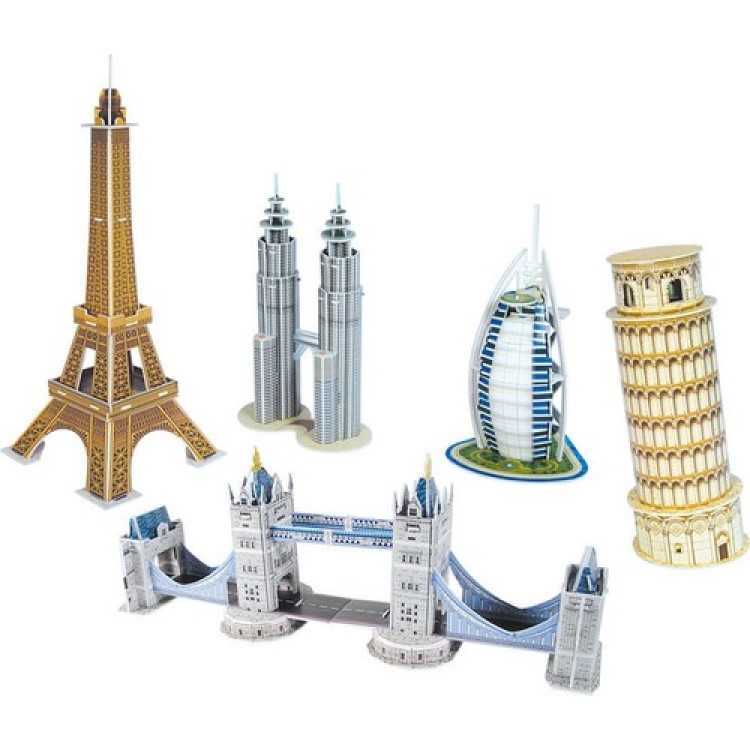 Mini Mimari Yapılar Seri 1 3D Puzzle