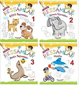 Minik Ressamlar 4 Kitap Takım - Yumurcak Yayınları