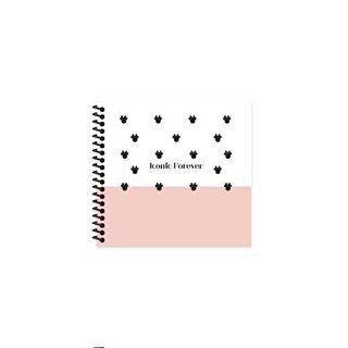 Minnie Mouse Defter Iconic Çizgili Spiralli Sert Kapak 50 Yaprak 16x15 Cm - 1