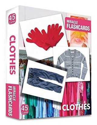 Miracle Flashcards - Clothes-Box 45 Cards