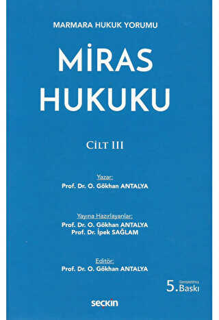 Miras Hukuku - Cilt III