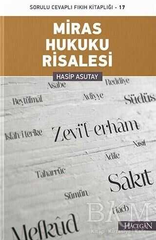 Miras Hukuku Risalesi - Hacegan Yayıncılık