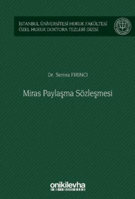 Miras Paylaşma Sözleşmesi - 1