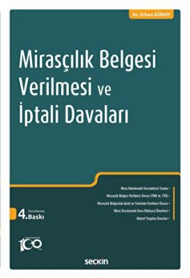 Mirasçılık Belgesi Verilmesi ve İptali Davaları - 1