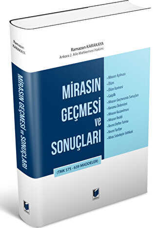 Mirasın Geçmesi ve Sonuçları - Adalet Yayınevi
