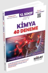 Miray Yayınları 12. Sınıf AYT Kimya 40 Deneme - Miray Yayınları