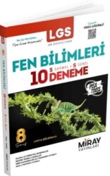Miray Yayınları 8. Sınıf Fen Bilimleri 10 Deneme - Miray Yayınları