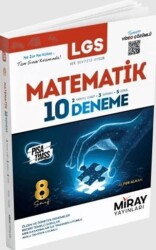 Miray Yayınları 8. Sınıf LGS Matematik 10 Deneme - Miray Yayınları
