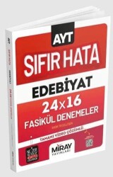 Miray Yayınları AYT Sıfır Hata Edebiyat 24x16 Fasikül Deneme - Miray Yayınları
