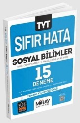 Miray Yayınları TYT Sıfır Hata Sosyal Bilimler 15 Deneme - Miray Yayınları