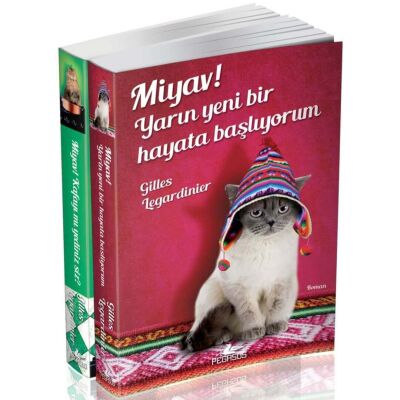 Miyav! Yarın Yeni Bir Hayata Başlıyorum + Miyav! Kafayı mı Yediniz Siz? 2 Kitap Takım Set - 1