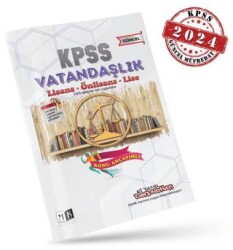 MK Yayıncılık 2024 KPSS Vatandaşlık El Yazısı Ders Notları Kitabı - MK Yayıncılık