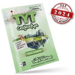 MK Yayıncılık TYT Coğrafya El Yazısı Ders Notları Kitabı - MK Yayıncılık