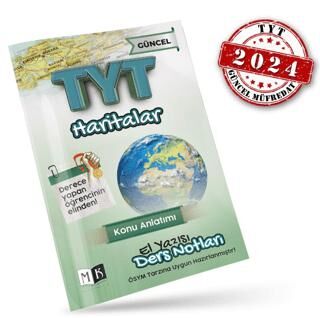 MK Yayıncılık TYT Haritalar El Yazısı Ders Notları Kitabı - 1