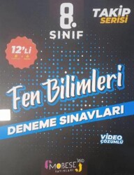 8 Sınıf Fen Bilimleri 12`li Takip Serisi Deneme Sınavları - Mobese 360 Yayınları