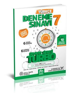 Model Eğitim Yayıncılık 7. Sınıf Türkçe Sınavın Şifresi Turbo 6 Genel 6 Sarmal Deneme Sınavı - 1