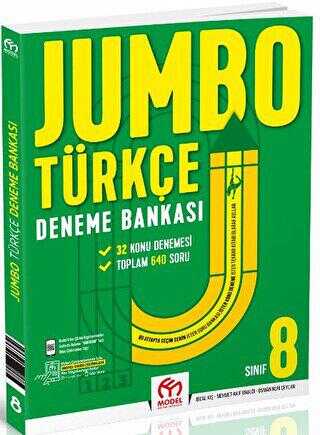 Model Eğitim Yayıncılık 8.Sınıf Jumbo Türkçe Deneme Bankası