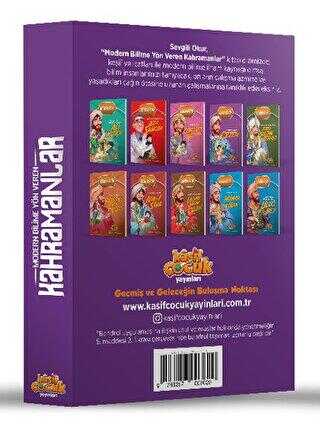 Modern Bilime Yön Veren Kahramanlar 10 Kitap Set - Kaşif Çocuk Yayınları