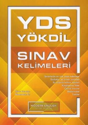 Modern English YDS YÖKDİL Sınav Kelimeleri - 1