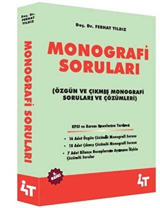 4T Yayınları Monografi Soruları - 4T Yayınları