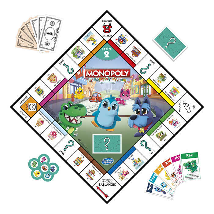 Monopoly İlk Monopoly Oyunum F4436 - 2