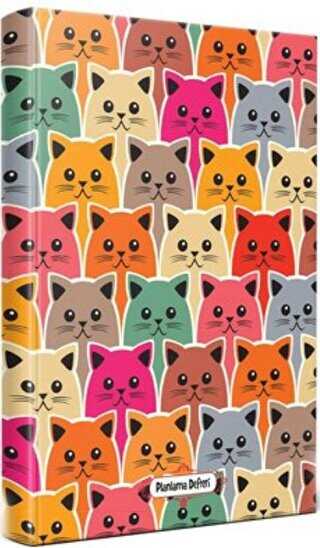 Mor Kelebek Renkli Yüzler Planlama Defteri - Mor Kelebek