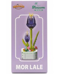 Mor Lale Mini Çiçek Lego - Dostoys