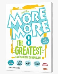 Kurmay Yayınları More & More 8 The Greatest 1. Dönem LGS İngilizce Genel Denemeler - Kurmay Yayınları