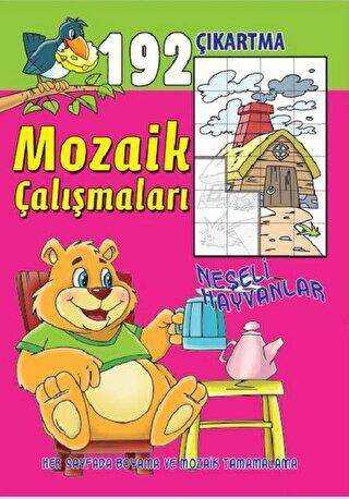 Mozaik Çalışmaları 192 Çıkartma - Neşeli Hayvanlar - Revzen Kitap