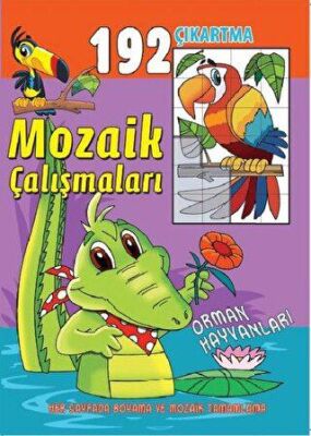 Mozaik Çalışmaları 192 Çıkartma - Orman Hayvanları kapağı